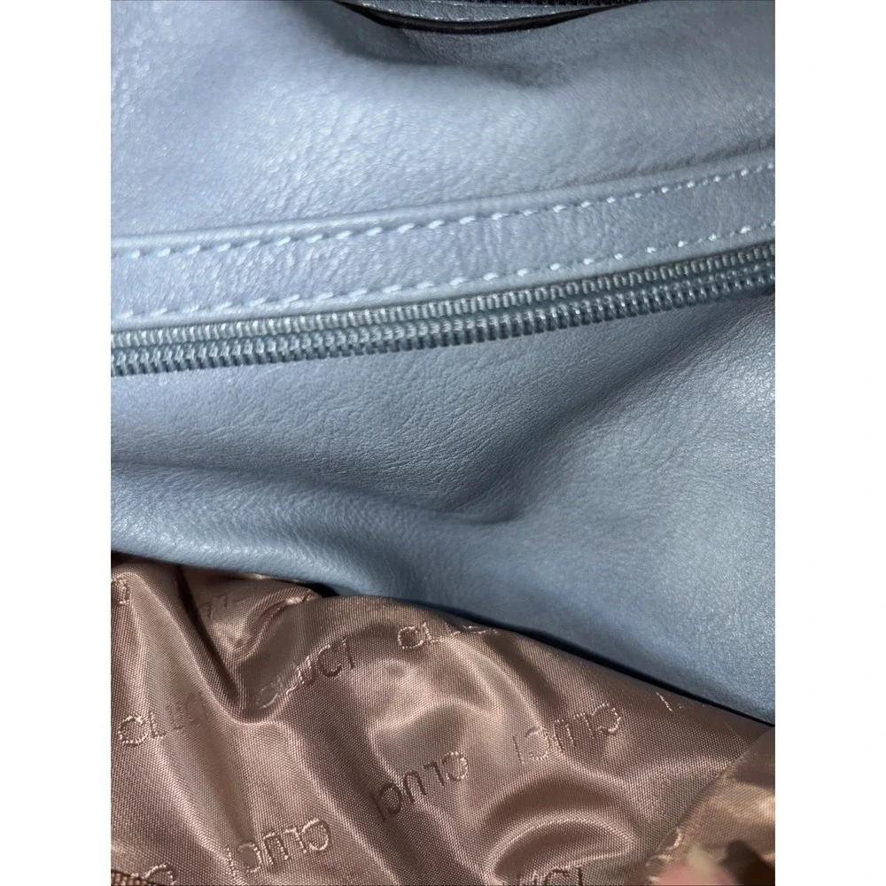Convertible Backpack‎ Purse CLUCI Dusty Blue Designer Daypack Travel Work Daily
